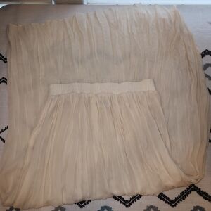 Rampage Cream Pleated Skirt